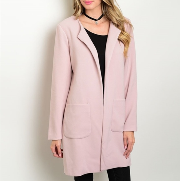Just in 🆕️6 HOURS PRICE DROP Dusty Pink Fall Coat - Picture 3 of 7